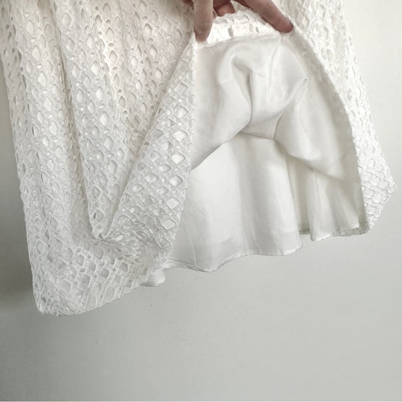 WHBM White Mini Dress Size 12 - Picture 7 of 10